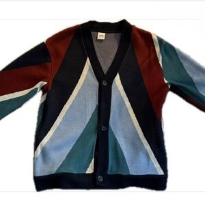 Zara Multicolor Geometric Men's Sweater